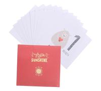 Vaguelly 1 Adesivi Commemorativi Delle Donne Incinte Ghirlanda Registro Per Il Decalcomania Decorativa Comò Per Cose Neonato Primo Mensile Oh Adesivi in lamiera Di Rame