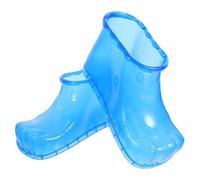 Vaguelly 1 Paio Scarpe Da Bagno Bagnante Ammollo Dei Piedi Stivali Termali Pediluvio Riscaldato Adulti Pantofola Immersi Bagno Ammollo Vasca Per Pediluvio Più Caldo Immergiti Con Blue Pvc