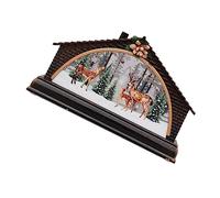 Vaguelly 1 Pz. casa Natale Decorazione scrivania Bedroom Decoration Decorazioni Scena Arredamento Delicato Ornamento Domestico Due alimentatori n. 7 Senza Alimentazione a Batteria Coffee