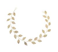 Vaguelly 1 Pz. fascia in foglia d'oro fascia da sposa accessori per sposa fascia per foglia cerchietti copricapo da sposa foglia copricapo di velo da sposa lega Golden