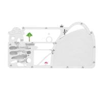 Vaguelly 1 set Ants Farm Castle: kit interattivo per l'osservazione delle formiche per bambini - giocattolo scientifico educativo con habitat trasparente per attività familiari ed esperimenti in