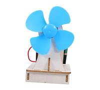 Vaguelly 1 Set Borsa per materiale tecnologico in legno kit di strumenti di apprendimento kit ventilatore solare per giocattolo per la scienza dei Metallo