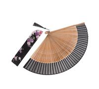 Vaguelly 1 Set Coperchio del Ventilatore a Mano Fan Portatile ventaglio Pieghevole tenuto Cina Seta ventaglio in Stile Cinese ventagli Pieghevoli d'Epoca Ventola Pieghevole Stoffa