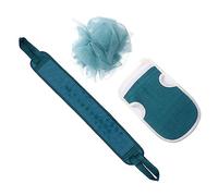 Vaguelly 1 Set Da 3 Pezzi guanti da lavaggio luffa esfoliante bath detergente per la doccia asciugamani da bagno per asciugamano da bagno telo da bagno con striscia posteriore