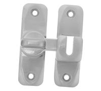 Vaguelly 1 Set Fibbia della porta senza punzonatura chiave serrature per porte esterne security accessori serrature e chiavistelli per porte del fienile serratura per porta Silver