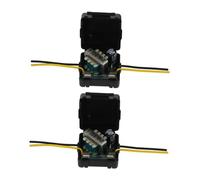 Vaguelly 1 Set Filtro Alimentazione Auto E Rumore per Stereo E Alternatore Riduce Disturbi Audio E Prolunga Dispositivi Compatibile Auto Camion E Veicoli 2 Pezzi