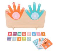 Vaguelly 1 Set Giocattolo Matematico Con Conteggio Delle Dita Strumento Educativo Giochi Matematici Per Bambini in Età Prescolare Blocchi Di Conteggio Dei Numeri Giocattoli Di
