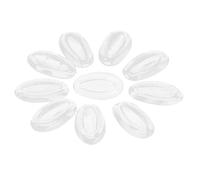 Vaguelly 1 Set Naselli Per Occhiali in Silicone Tampone Nasale Spettacolo Naselli in Silicone Per Occhiali Accessori Per Occhiali Cuscinetti Per Occhiali Per Il Naso Gel Di Silice 10 Paia