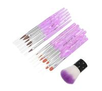 Vaguelly 1 set Penne Gel per Nail Art e Spazzola per e Creazioni Unghie Te