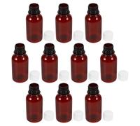 Vaguelly 10 Pezzi Contenitore Graduato per Pillole 100ml con Coperchio | Barattolo Ermetico Leggero, Corpo Trasparente con Scala, per Compresse e Vitamine, Uso Quotidiano
