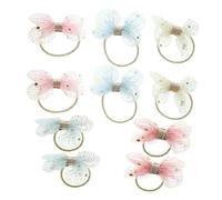 Vaguelly 10 Pezzi Di Elastici Per A Forma Di Fiore Spezzato Fiocchi Per Per Bambine Elastici Per Con Fiocchi Fiocchi Per Per Bambine Elastici Per