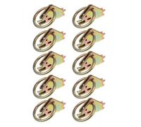 Vaguelly 10 Pezzi E Track Accessori Ganci Per Capacità Di Carico E Track Ring Anelli Di Ancoraggio E- O Ring Ancoraggi Ancoraggio Van Accessori E Arrimaggi Set Di 10 Pezzi