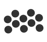 Vaguelly 10 Pezzi mola per piede e strumento piede elettrico disco pedicure attrezzi dossier per la cura dei piedi strumenti per la cura dei piedi pietra smerigliata diamantata Black