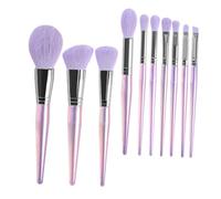 Vaguelly 10 Pezzi Pennello Per Il Trucco Palette Per Il Trucco Da Donna Portatrucchi Kit Per Il Trucco In Polvere Sciolta Applicatore Per Polvere Pennello Per Correttore Glitterato Kit Per