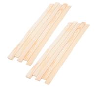 Vaguelly 10 Pezzi Set di Guide in Legno per Argilla, 5 Misure, per Studenti | Controllo Costante dello Spessore, Mantiene L'argilla Ferma, per Laboratori Ceramici e Corsi D'arte