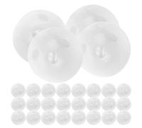 Vaguelly 100 inserti per palline sonaglio: accessori per la riparazione di bambole animali da 24 mm per anelli di peluche - inserti sonori di ricambio per giocattoli per animali domestici