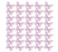 Vaguelly 100 Pezzi Fermagli per Capelli Farfalla in Tulle Doppio Strato Mini Barrettes Leggeri per Donne Teen Cosplay Costume Antico Cinese Han