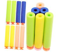 Vaguelly 100pezzi Dardi Gioco Di Guerra in Eva Multicolore Per Ragazzo Ragazza Proiettili Morbidi Sicuri e Resistenti Per Serie War Game