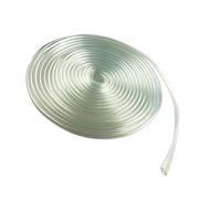 Vaguelly 10m Striscia Protettiva Per Portiere Auto Trasparente in Pvc Resistente Al Calore Usura Antiurto Installazione Facile Guarnizione Sottile Antiscasso Per Protezione Sportelli e Para