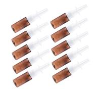 Vaguelly 10pezzi Bottiglia Spray Plastica Trasparente Pompa Nasale Piccola Bottiglia Spray Fine Per Soluzione Per Viaggi e Nebulizzazione Per