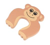 Vaguelly 10pezzi Fermaporta Antischiacciamento Per Ragazzo Ragazza Ragazza Per Ragazzo in Eva Resistente Per Impedire Pizzichi Maniglia Scimmia Marrone