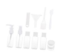 Vaguelly 12 Pezzi bottiglia da viaggio travel size bottles travel bottles bottiglie da viaggio da toilette bottiglie spray bottiglia secondaria di lozione vuota contenitore per gel doccia