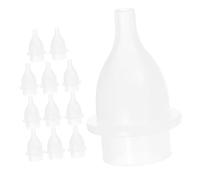 Vaguelly 12pezzi Aspiratore Nasale Manuale Per Ragazzo Ragazzo Piccoli Con Punte Ricambio in Silicone Design Antiriflusso Funziona Per Pulizia Naso Raffreddore Portatile Facile Usare
