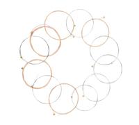 Vaguelly 12pezzi Corde Per Chitarra Acustica Phosphor Per Chitarra Folk Facile Installazione e Sostituzione Ottima Resistenza e Prestazioni Eccellenti