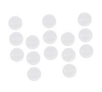 Vaguelly 15 Pezzi piumino da cipria rotondo powder puff premuto semplici piumini da cipria bellezza di grandi dimensioni piccolo strumento per il trucco polvere di trucco cotone bianca