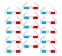 Vaguelly 150 Pezzi Occhiali 3d in Carta Lenti Rosso e Blu, Effetti Immersivi, Confezionati Singolarmente per Attività Stem e Progetti Scientifici
