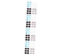Vaguelly 16fogli Silicone Drum Dampeners Autoadesivi Di Pad Mute Per Batteria Trasparente
