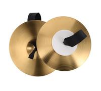 Vaguelly 1paio Cymbali a Mano Metallo Per Spettacoli Scolastici Suono Chiaro e Luminoso Strumento Percussione Per Danze Banda