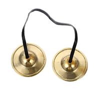 Vaguelly 1pezzi Campana Ottone Per Meditazione Strumento Musicale Per Cerimonie Religiose e Pratiche Di Yoga Rintocco Unico e Duraturo Di Alta Qualità