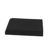 Vaguelly 1pezzi Cuscinetto Isolante Per Altoparlanti Cuscinetto Antiurto in Spugna Per Casse Acustiche Fornitura Di Isolamento Per Altoparlanti Compatibile Piccoli Nero