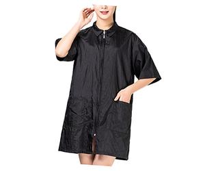 Vaguelly 1pezzi Grembiule un Abbigliamento da Lavoro per Barbiere e Parrucchiere Top Traspirante Resistente per Casa e Negozio Tasche Anteriori per Attrezzi Design Semplice e Pratico