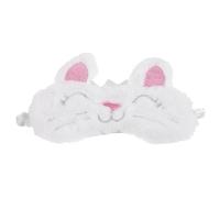 Vaguelly 1pezzi Maschera Per Occhi Di Coniglio Per Dormire Benda Per Occhi in Peluche Per Ragazza e Ragazze Adatta Per Viaggiare in Aereo e Treno
