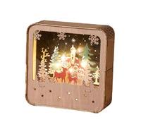 Vaguelly 1Pezzi Notturna Luminosa Forma per Decorazione Natalizia e Ufficio Design Tema Natale per Atmosfera Magica e Accogliente