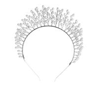 Vaguelly 1pezzi Nuziale in Copricapo Da Sposa Tiara Per Matrimonio Accessorio Per Alla Moda Decorazione Per Per Sposa