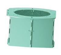 Vaguelly 1pezzi Vasino Pieghevole Per Sedile Portatile Da Viaggio Per Allenamento Toilette Design Leggero e Compatto Per Casa Auto e Viaggi Verde