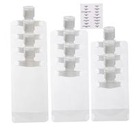 Vaguelly 1set Bottiglie Per Cosmetici Squeeze Ricaricabili Per Lozioni Shampoo La Della Etichette