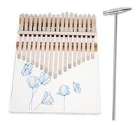 Vaguelly 1set Kalimba Note Strumento Musicale Per Ragazza Ragazza e Principianti Facile Da Piano Portatile Accessori e Libretto Canzoni Educativo Per Ragazzi e Ragazze