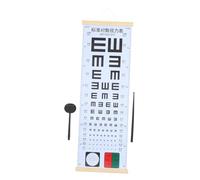 Vaguelly 1set Test Visivo Per Ragazza Ragazza e Adulti Strumenti Ottici Compreso Chart Rilevamento Occludore e Puntatore Attrezzatura Per Controllo Vista Portatile e Resistente