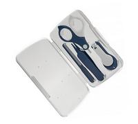 Vaguelly 1set Unghie Per Kit Portatile Con Tagliaunghie Forbici e Pinzette Design Antiscivolo e Sicuro Per La Toelettatura Dei