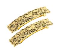 Vaguelly 2 Pcs Retrò Clip Per in Metallo in Ritroliere Per Decorativi Per Sicuri Ed Eleganti Accessori Per