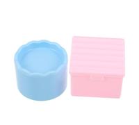 Vaguelly 2 Pezzi Acrylic Nail Brush Cleaner With Lid Plastic Nail Art Brush Holder Cup Portable Manicure Tool With Built Pen Rack For Easy Drying And Odor Protection