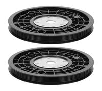 Vaguelly 2 Pezzi di Accessori per Macchine Via Cavo Puleggia per Attrezzatura da Palestra per La Casa Puleggia di Ricambio per Attrezzatura da Palestra per La Casa