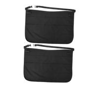 Vaguelly 2 Pezzi Grembiule da Barbiere Mezza Vita Regolabile con Cintura e Tasche Multiple per Parrucchieri Grembiule Professionale per Centri Estetici e Estetiste per Organizzazione e