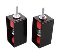 Vaguelly 2 Pezzi Isolamento Acustico e Ammortizzatore Isolatore Di Vibrazioni Da Parete Per Studio Isolamento Acustico Del Soffitto Ktv Insonorizzazione Soffitto Bar