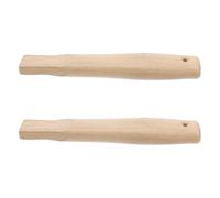 Vaguelly 2 Pezzi Manico in Legno per Martello a Doppia Testa Impugnatura Ergonomica e Foro Quadrato, Compatibile per Carpenteria e Riparazioni Edili