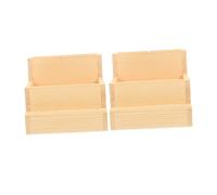 Vaguelly 2 Pezzi Organizzatore Di Accessori Per Unghie Valigetta Portautensili Per Unghie Portatile Custodia Di Stoccaggio Light Brown